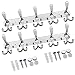 Perchero de Pared, HTBAKOI Perchas para Pared en Acero Inoxidable 2 pzs...