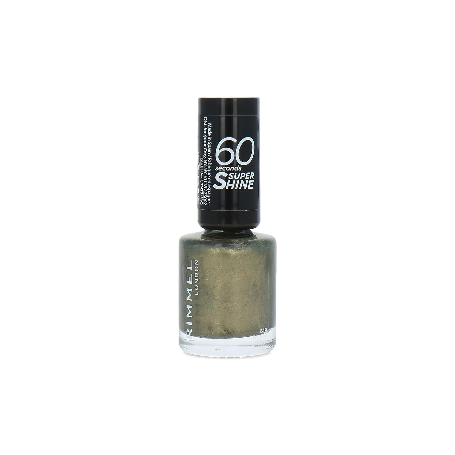 RIMMEL UÑAS LACA 60 SECONDS 819 SUPER SHINE MARRON DORADO F6