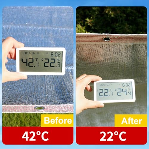 Malla de protección solar Aluminet para acampar en caravana y cubrir piscinas 5