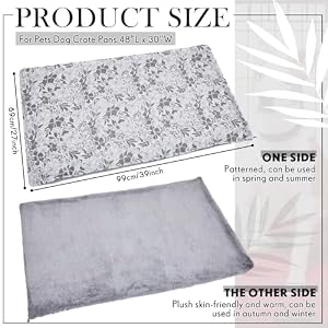Dog Crate Pan Cover Dog Bed Cover Washable Dog Crate Liner for Pets Dog Crate Tray, Pan Cover Only, Fit for (36 x 24 Inch) Dog Crate Pan Cover Dog Bed Cover Washable Dog Crate Liner for Pets Dog Crate Tray, Pan Cover Only, Fit for (36 x 24 Inch)