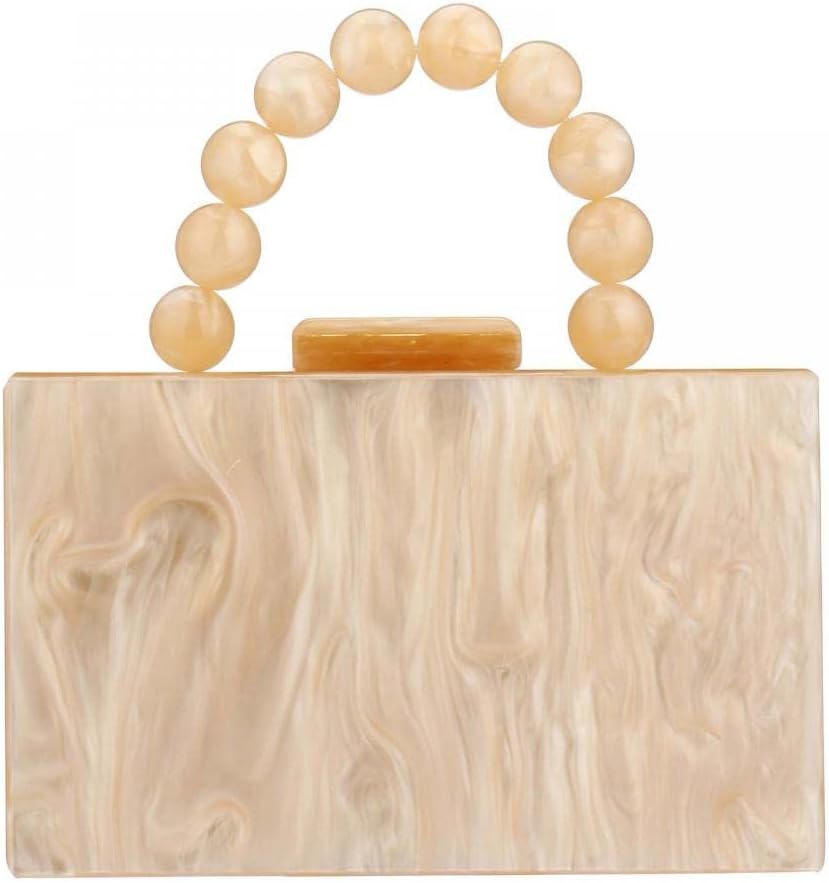 Gets Acrylic Clutch Purses for Women with Marbling Purses and Handbags Elegant Banquet Evening Crossbody Bag - Image 6