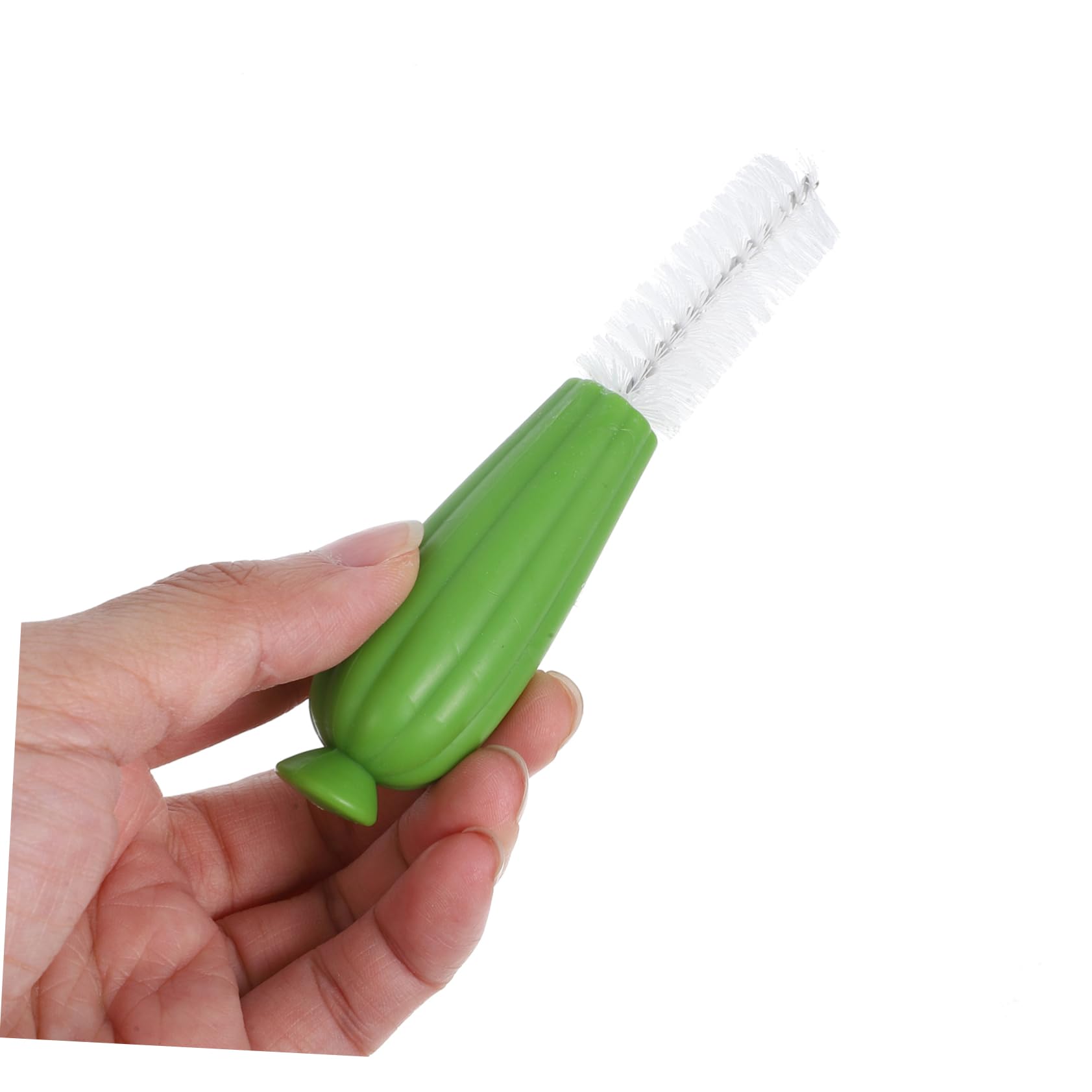 Beavorty 3 Set spazzola per bottiglie di cactus spazzola per la pulizia del coperchio della tazza spazzola per pulire la paglia Set di spazzole per spazi stretti detersivo accessori puliti