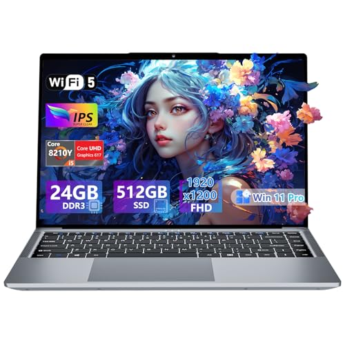 2025 Laptop i5, 15.6 inch Laptop Computer Up to 3.6GHz, Traditional Laptop Computers with 24GB RAM...