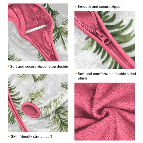 GuoChe Green Christmas Trees_4 Boy Fleece Jacket3