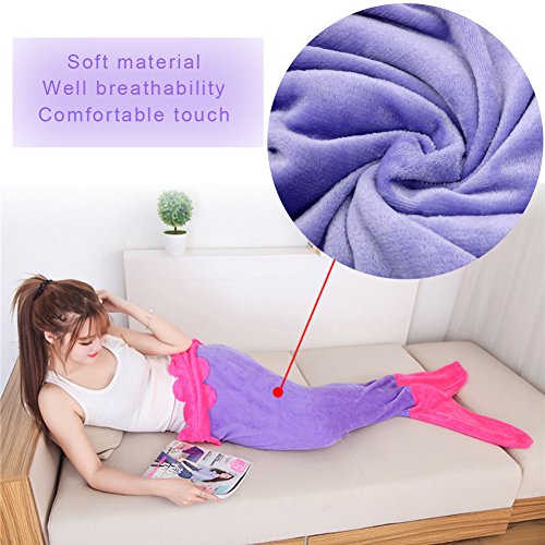 RGTOPONE Aria condizionata Morbida coda Blanket