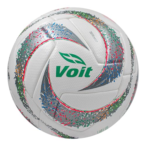 Voit Soccer Ball No. 5 Morph Liga MX Opening 2024 FIFA Pro Quality: Designed for Professional, Luguilla Edition White and Grey