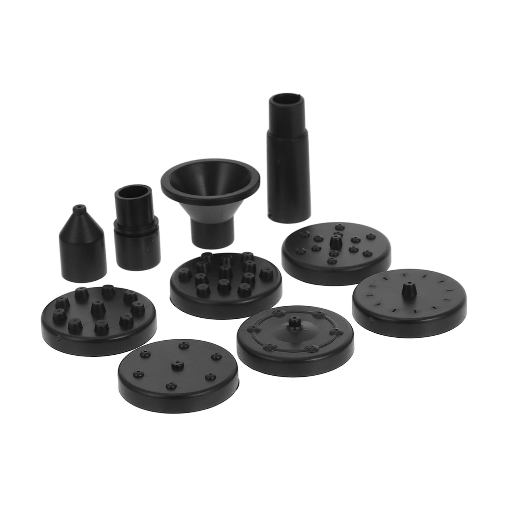 GALPADA Solar-powered Water Fountain Nozzle for Small Pumps 3 Sets Custom Nozzles for Garden Fountains Easy to Install Replace