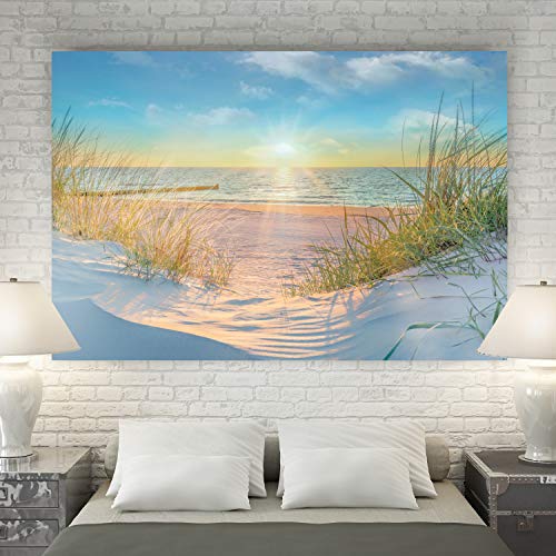 Renditions Gallery Landscape Colorful Ocean Forest Gallery Wall Art Canvas Artwork Giclee Print For Home Decorations Ready To Hang, 24X36, Waiting For Me, Azv-Wc17-Ihlandscape73-R #TOP23