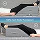 [NEU] Therapeutisches Venenkissen – Höhenverstellbares Beinhochlagerungskissen in S–M & L–XL – Keilkissen mit Memory Foam – Beinkissen zur Entlastung & Lagerung müder Beine – Wedge Pillow