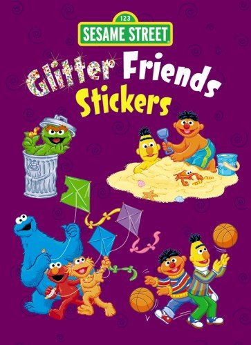 Glitter Sesame Street Friends Stickers