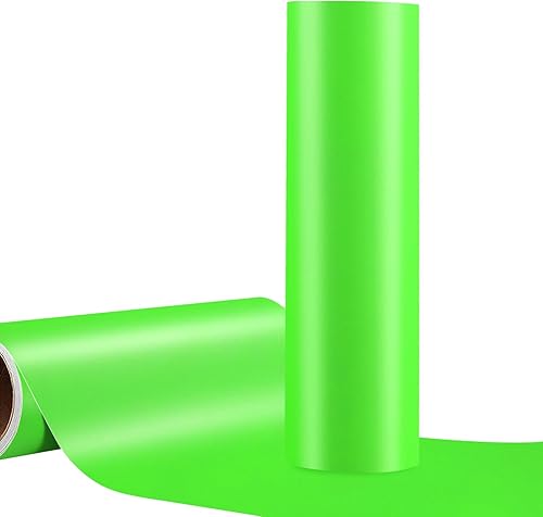 WRAPXPERT Vinilo permanente verde lima, rollo de vinilo adhesivo verde mate de 12 x 10 pies para cricut, decoración del hogar y calcomanía del