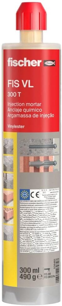 567058 FIS VL 300 T Injection Resin, Clear, 300ml