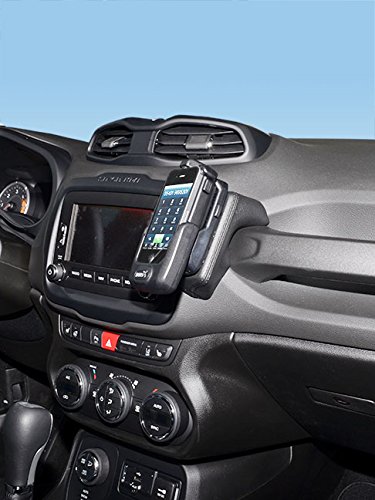 console per telefono LHD per Jeep Renegade dal 2015 in vera pelle colore: nero
