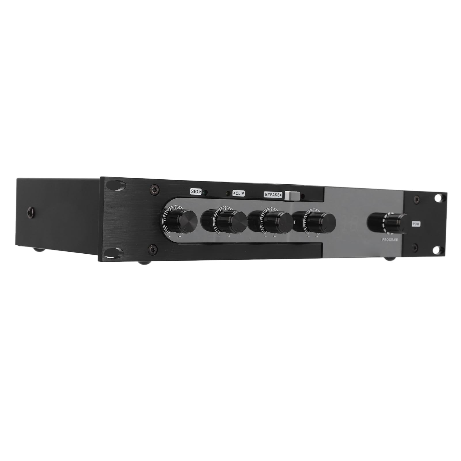 Digital Mezclador, Procesador de Efecto de Sonido Digital Incorporado en Micrófono Metal 100‑240V 99 Efectos Preestablecidos DSP para Canto de Etapa (Enchufe de la UE)