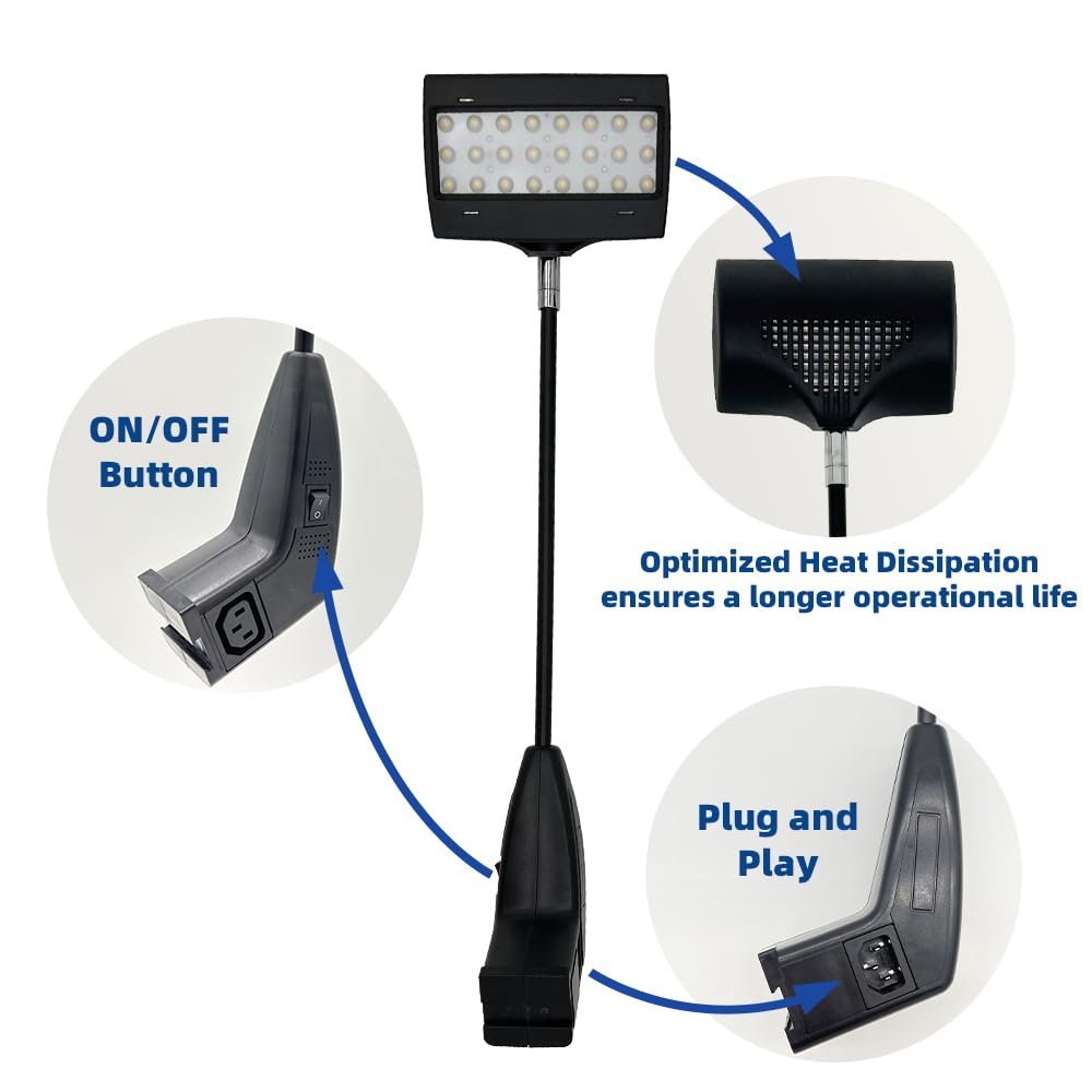 Amazon.com: Displayfactory 2pcs Black Trade Show Lights
