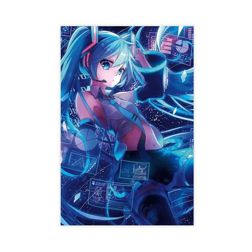 HGEIK Anime-Poster, Motiv: Mädchen Hatsune Miku, 7 Stück,...
