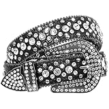 ❀ [Wunderbares Geschenk] Glänzend und schön. Der Bling Nietengürtel ist ein fantastisches Geschenk für Ihre Frau, Freundin, Tochter bei ihrer Geburtsfeier, Valentinstag, Halloween, Thanksgiving, Weihnachten usw.