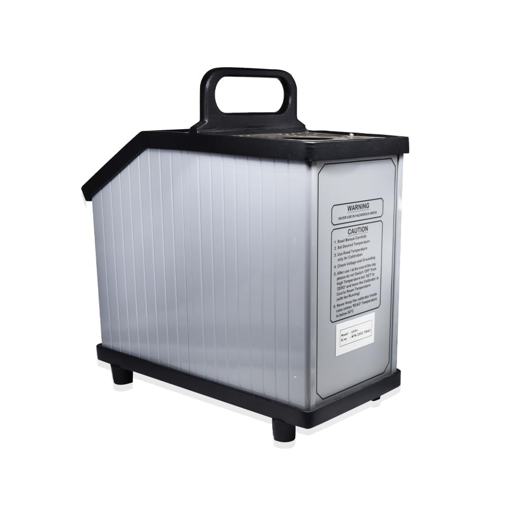 Calibrador de temperatura de bloque seco (rango: ambiente a 350 °C) con termopares (T, J, K, N, R, S) para laboratorios de calibración, divisiones farmacéuticas Modelo: AI-DBC-01