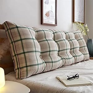 SJHQ Zacht leeskussen, kussenplaid zittend omhoog kussen kijken TV Hoofdeinde Kussen Bolster Ondersteuning Kussen Lenden kussens (Color : B, Size : 200cm)