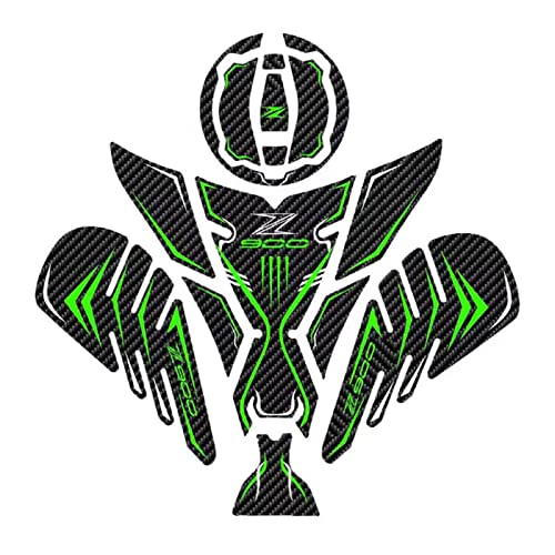 Motorcycle Sticker, Vinyl Decal Emblem Protection, Gas Tank Protector, Tank Pad For Z900 (Black) #TOP1