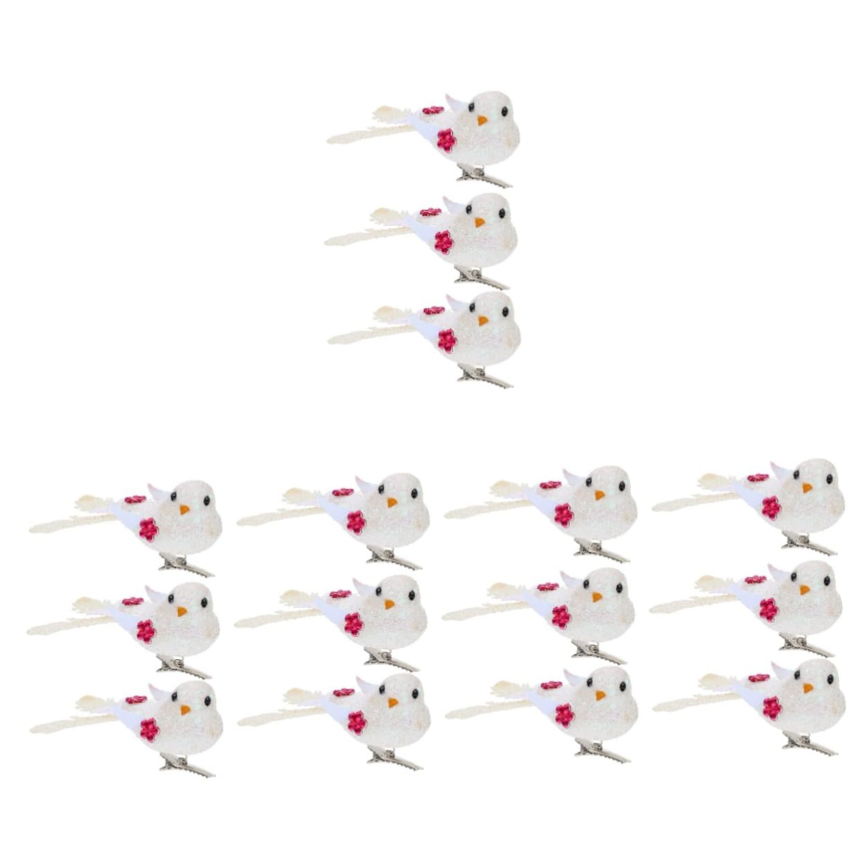 Alipis 5 Set Di Uccelli Simulati Per Decorazioni Per Lalbero Di Natale Uccelli Per Decorazioni Per Ufficio E Casa 6 Pezzi * 5
