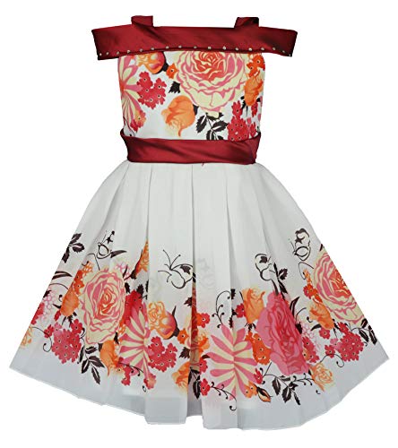 Image of Baby Girls Birthday Frock Dress Baby Girls Dress Daisey Frock