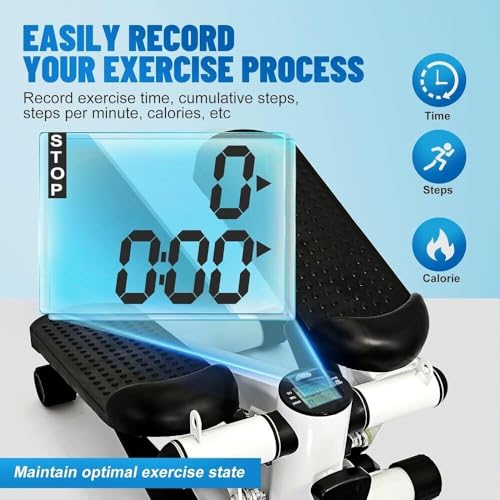 Mini Pedal Exerciser Máquina de Ejercicio con Pantalla LCD miniatura 4