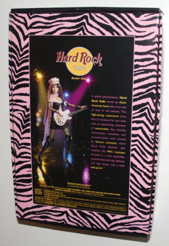 Muñeca Barbie Hard Rock Cafe Edición 2004 Coleccionable miniatura 3
