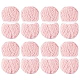 Matériau léger : le fil chenille épais est idéal pour le tricot super épais. Le matériau moelleux et doux conserve une apparence élégante tout en étant extrêmement léger, ce qui le rend facile à emporter partout où vous allez