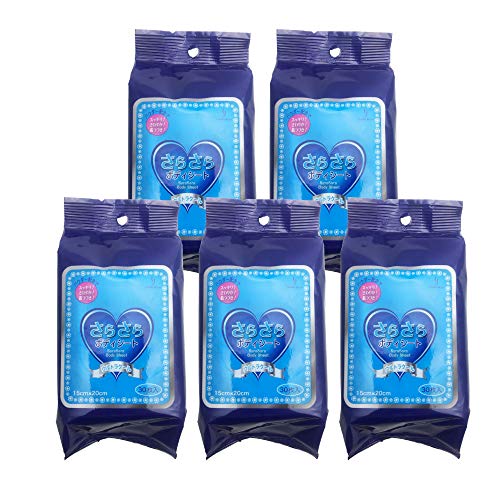 さらさらボディシート ウルトラクール せっけんの香り 30枚入り 5個セット 汗拭きシート 汗ふき デオドラント ヒアルロン酸 日本製