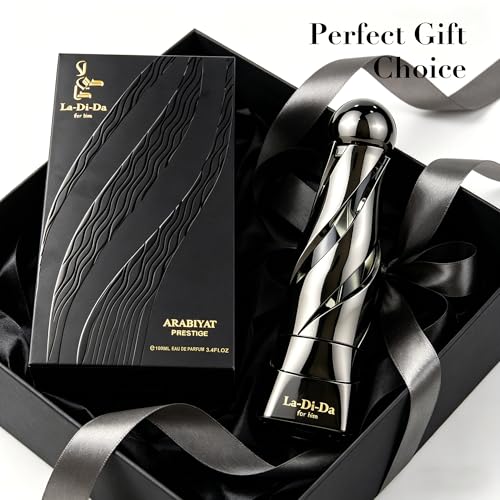 Image of A CENTER La Di Da Men Cologne 100ml Fresh Spicy Gourmand Eau de Parfum Bergamot Vanilla Amber Scent Gift for Him