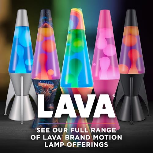 Image of Lava The Original Lamp - 14.5 inch Black Iris - Classic Liquid Motion Lamp - Purple Wax and Clear Liquid - Item #2425 (Amazon Exclusive)