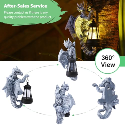 Goodecodragontreehuggergardenstatuewithsolarlantern93inchresindragondecorforoutdoorperfectdragongiftsyarddecor Urban Country Home Decor Goodeco dragon tree hugger garden statue with solar lantern 93 inch resin dragon decor for outdoor perfect dragon gifts yard decor urban country home decor