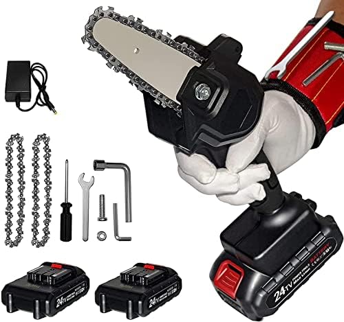 Mini Chainsaw, 4-Inch Cordless Power 