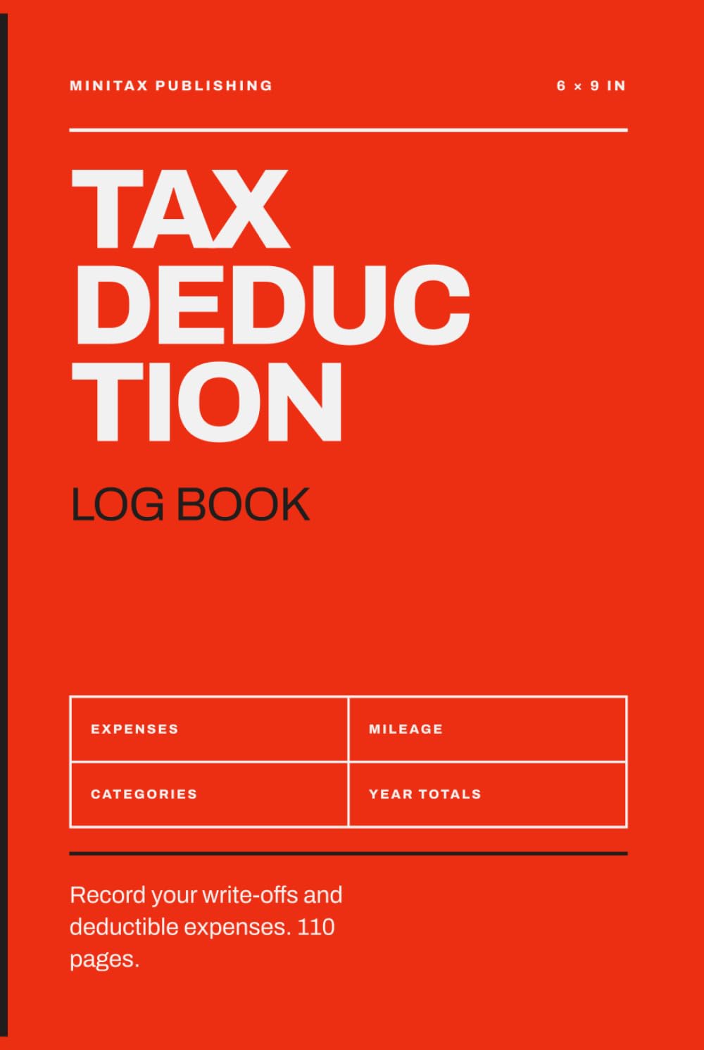 The Self-Employed Deduction Log: Track Write-Offs, Mileage, Home Office Expenses, and Quarterly Taxes | 1099 Tax Log Book for Freelancers and Independent Contractors