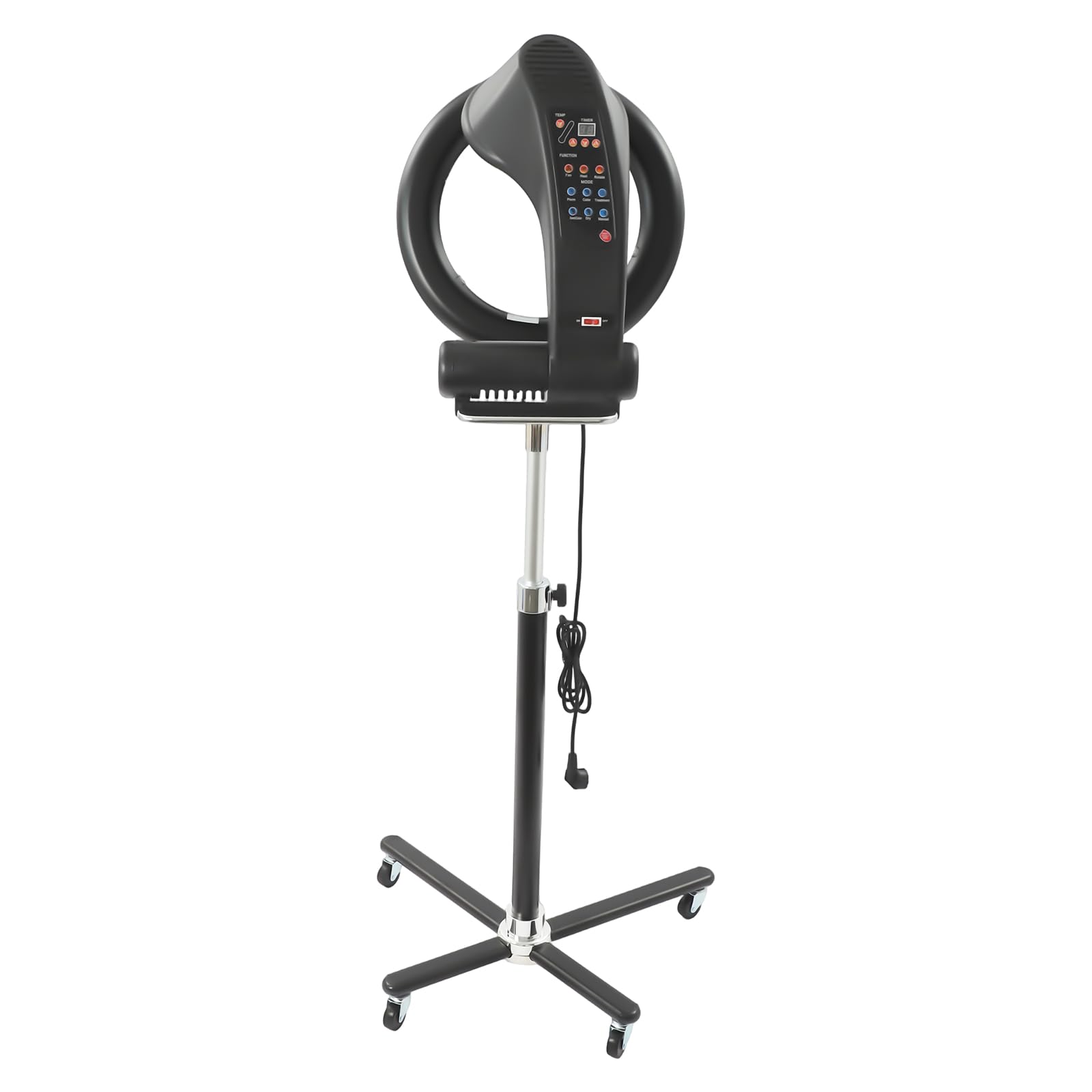 Bonnet de séchage professionnel pour cheveux, 950 W, avec 4 roues, 6 modes, hauteur réglable 134-173 cm, 0-60 min, pour salons de coiffure et salons de beauté