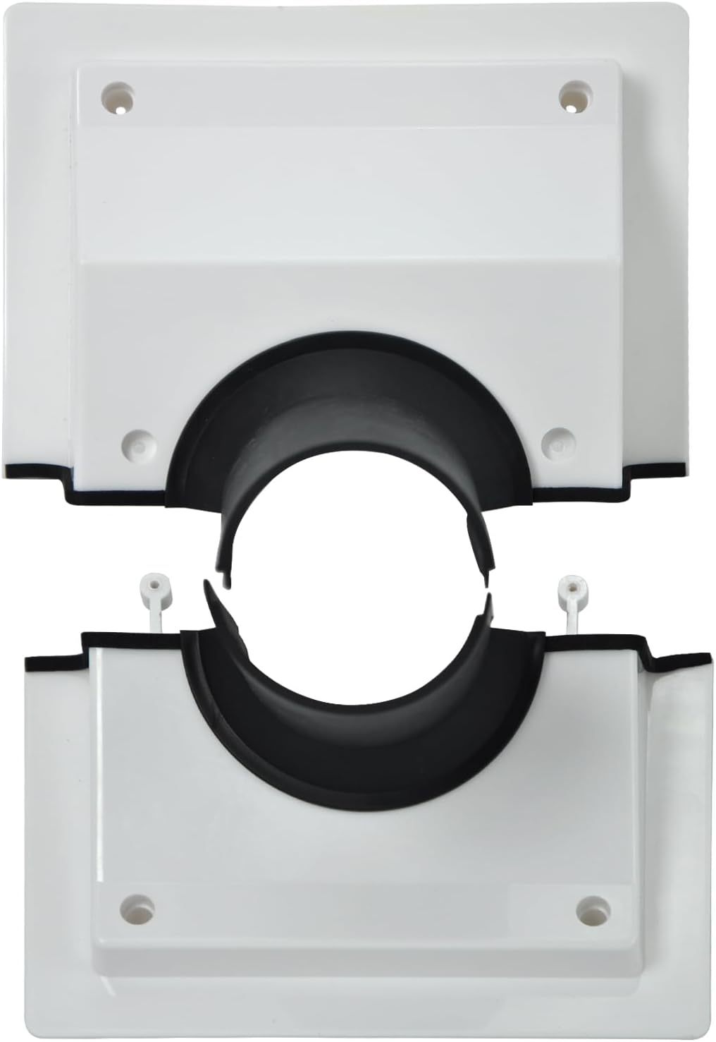 PRO-System KIT: White Titan Outlet & 6 ft White E-Flex Guard for 5/8", 3/4", 7/8" Tubing with 3/4" Wall Insulation