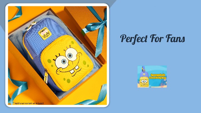 Spongebob Squarepants Jelly Jar Sac à bandoulière pour femme 31,8 cm
