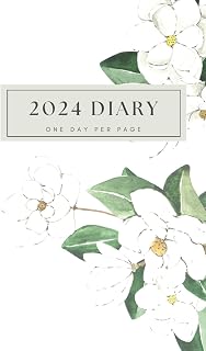 Magnolia Journal Notebook Essential Daily Planner Classic Diary For Women: 2024 One Day Per Page Notebook With Lined And Dotted Pages For Notes