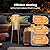 ARLIME Pyramid Patio Heater, Outdoor Propane Patio Heater w/Protective Cover, Dump & Flame-out Protection, 10000 BTU Space Heater for Terrace, Patio, Backyard, Garden (Black)