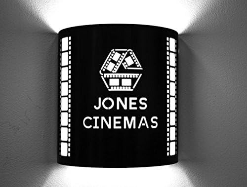 Various Personalized Home Theater Sconce Wall Lighting - New (Theater Logo)