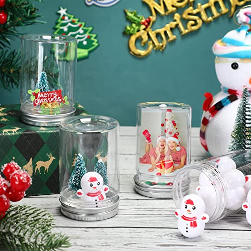 Jerify JERIFY-SNOW GLOBE-64 12 Pack Christmas Plastic Snow Globes Kit Includes 12 Clear Snow Globe thumb #6