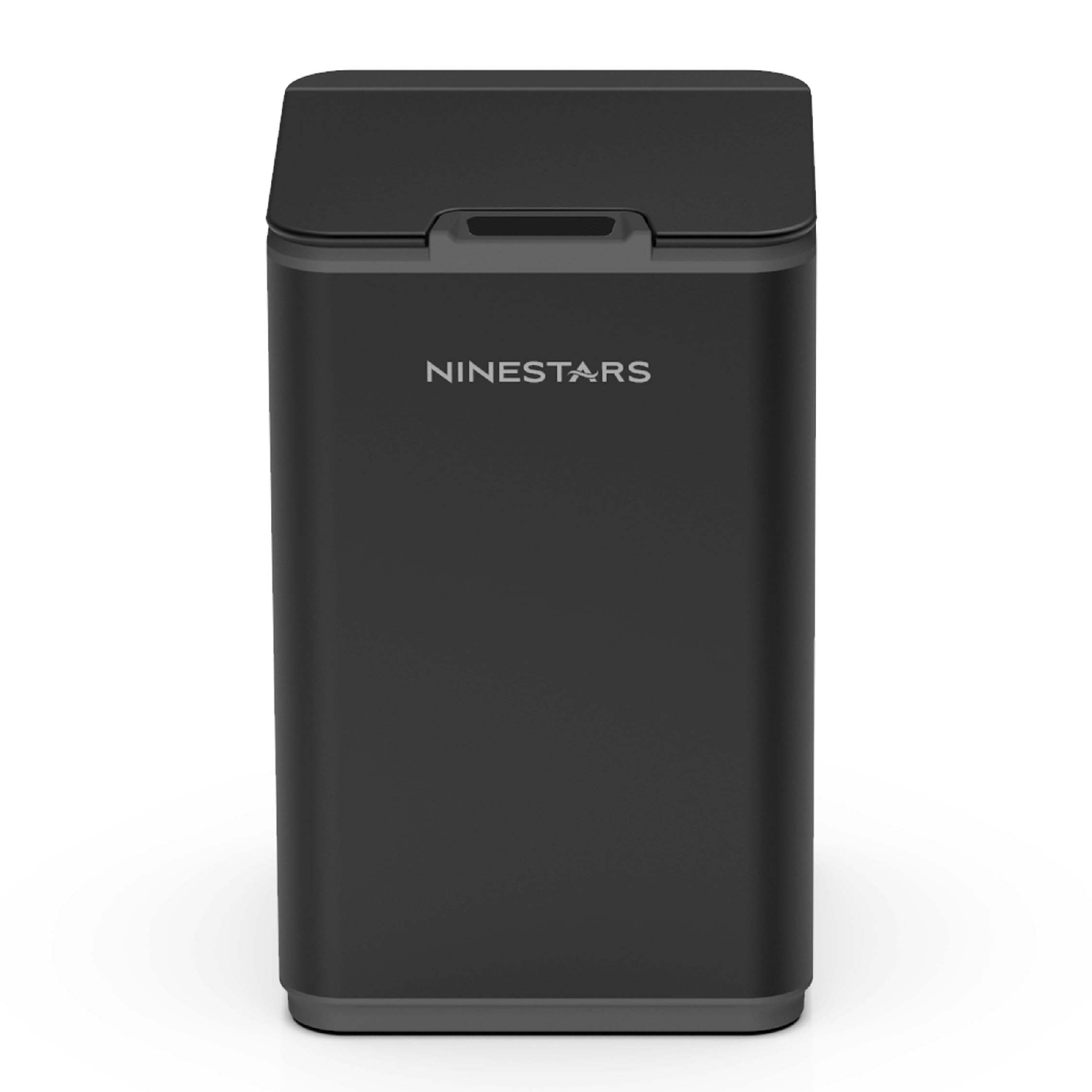 Ninestars DZT-10-35 Touchless Stylish Motion Sensor Dustbin with Lid| Automatic Plastic Trash Can for Outdoor, Home, Office, Hotel, Bathroom, Kitchen| 10 Litres- Black