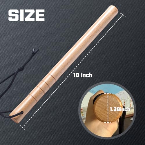 Image of Tire Thumper for Truckers,Wooden Self Defense Tire Bat,Truck Tire Pressure Checker