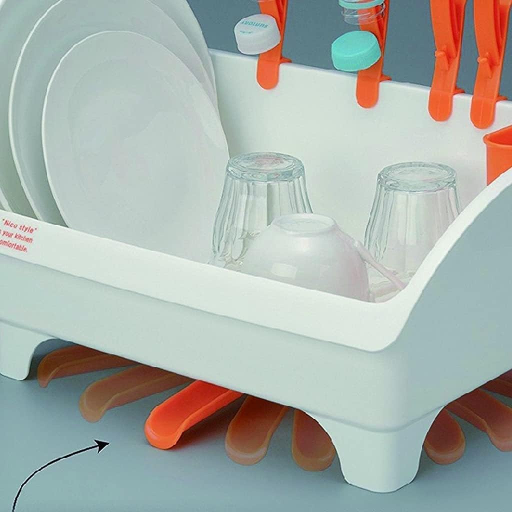 Dish Drying Rack Household Dish Drying Rack, Kitchen Countertop Utensil Organizer Storage, Kitchen Storage Rack, Dish Drying Storage Rack Dish Racks for Kitchen Counter