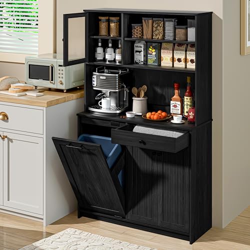 OLD CAPTAIN Tilt Out Trash Cabinet