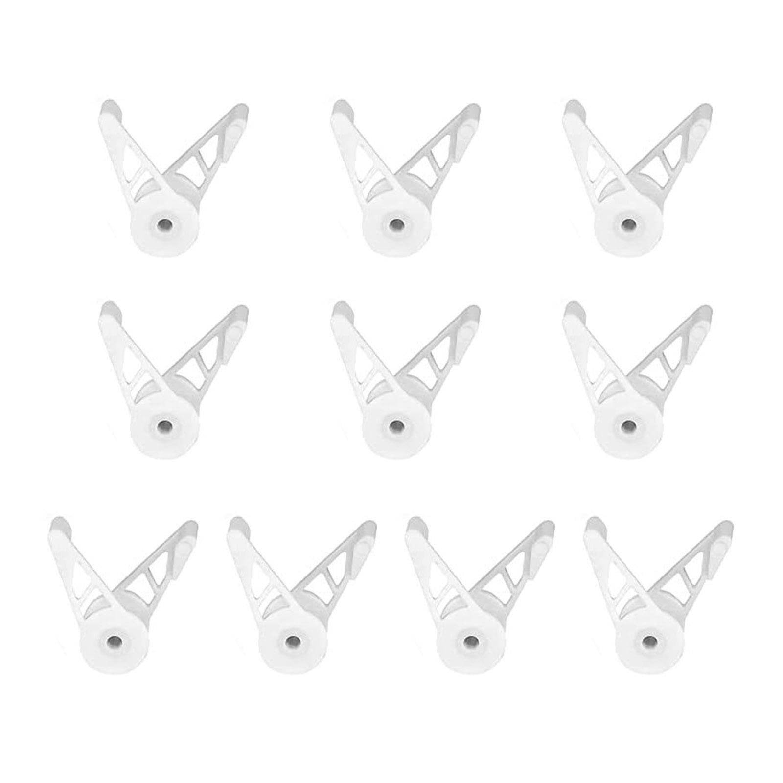 Younafen White 10Pcs Garden Plant Bender Low Stress Training Clips For Plant Stem For Plant Trellis Growth Kits For Plant Bender For Low Stress Training