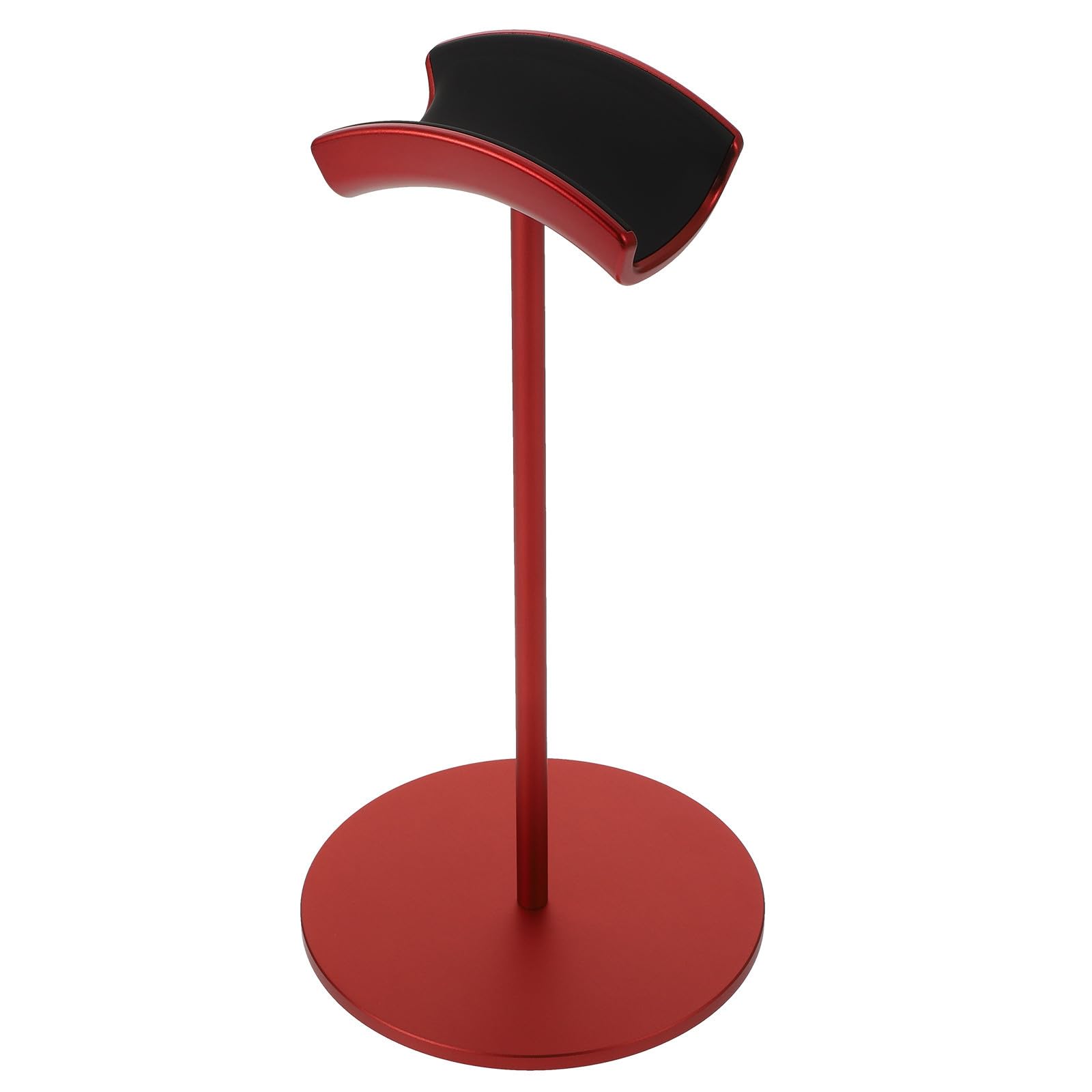 KOMBIUDA Supporto per Cuffie Stand da Scrivania in Lega di Alluminio e Gomma Rosso Design Liscio e Curvo Organizer Desktop per Computer Gaming per Tutte le Cuffie