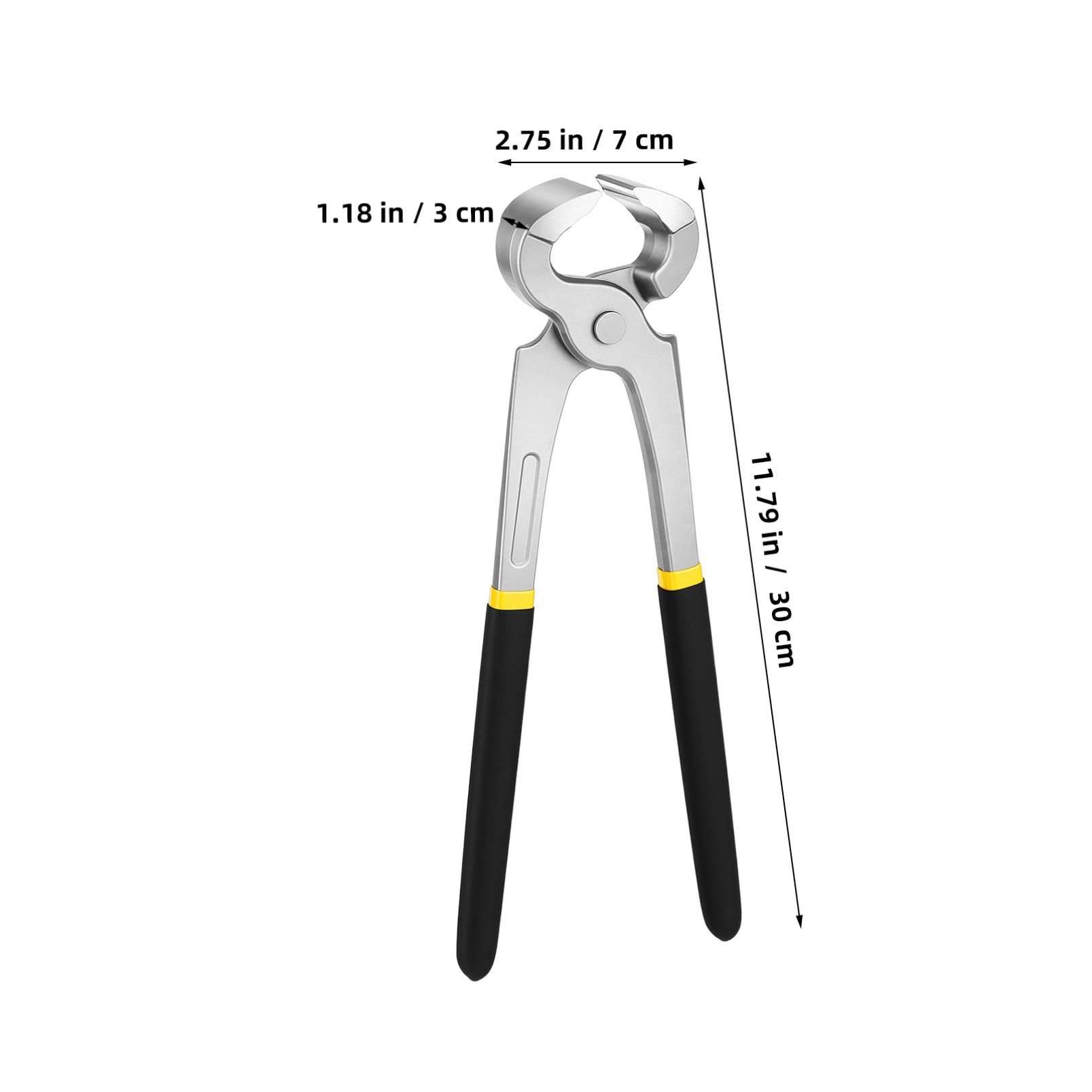 Tenaglia per Zoccoli Multifunzione Portatile 30cm in Metallo Nero