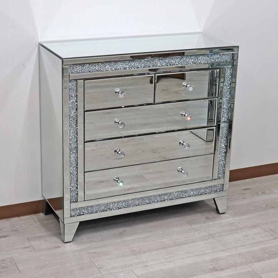 ミラー チェスト ディスプレイスタンド 3段 タンス ミラー　アウトレット Amazon｜ミラー家具 サイドチェスト ディスプレイスタンド 3段